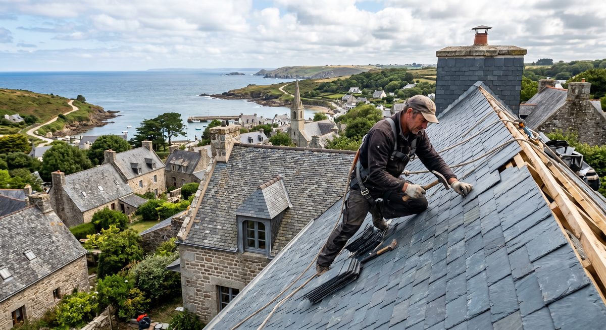 Travaux de couverture toiture par CHB Couverture a Plouharnel dans le Morbihan 56