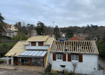 travaux réalisation toiture maison 56 Plouharnel CHB couverture